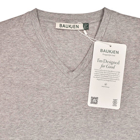 Baukjen Grey Kiana Organic Cotton V-Neck Tee