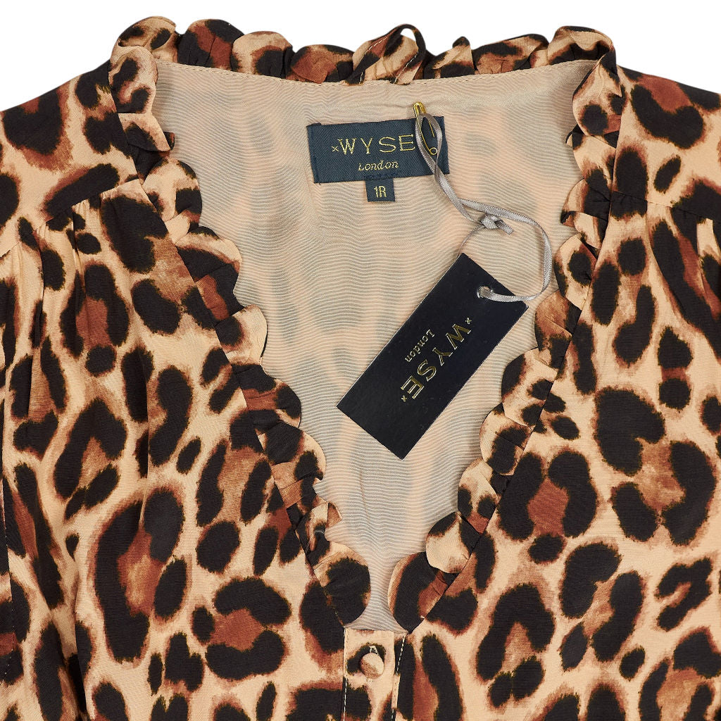 WYSE Leopard Print Lilah Dress