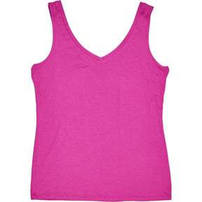Hush Vibrant Pink Sally V Neck Jersey Vest