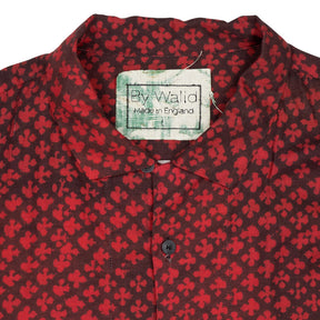 By Walid Red Patterned Shirt