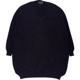 Begg & Co Black Cashmere Collared Jumper