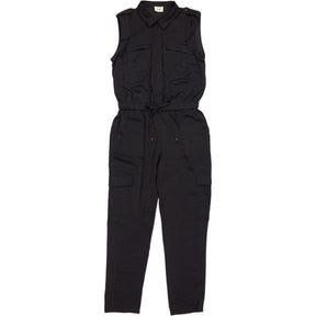 Hush Black Sleeveless Utility Jumpsuit