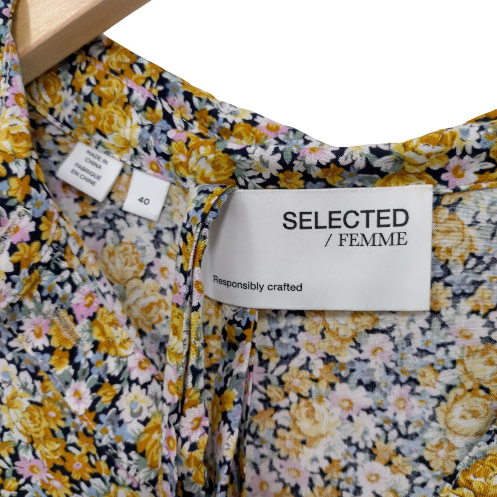 Selected Femme Floral Viscose Dress