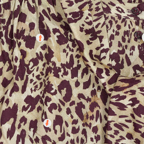 Baukjen Ischia Leopard Print Bow Neck Blouse