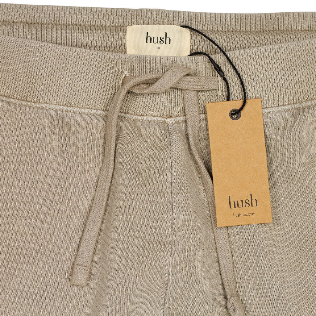 Hush Stoney Grey Skip Button Hem Joggers
