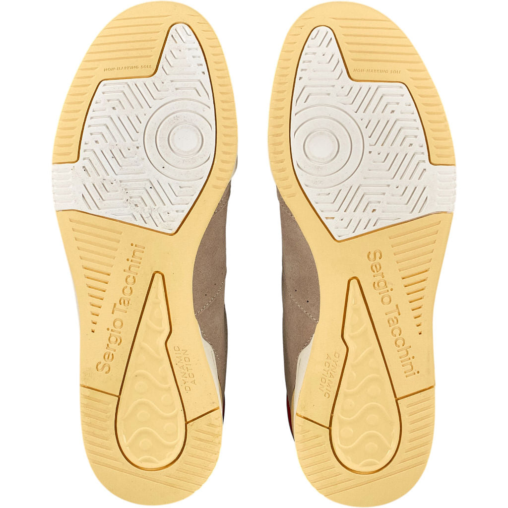 Sergio Tacchini Beige Red Trainers