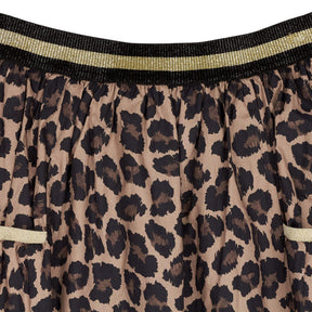 Wyse Leopard Print Midi Skirt 1