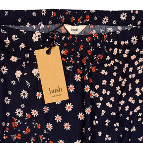 Hush Navy Floral Print Skirt