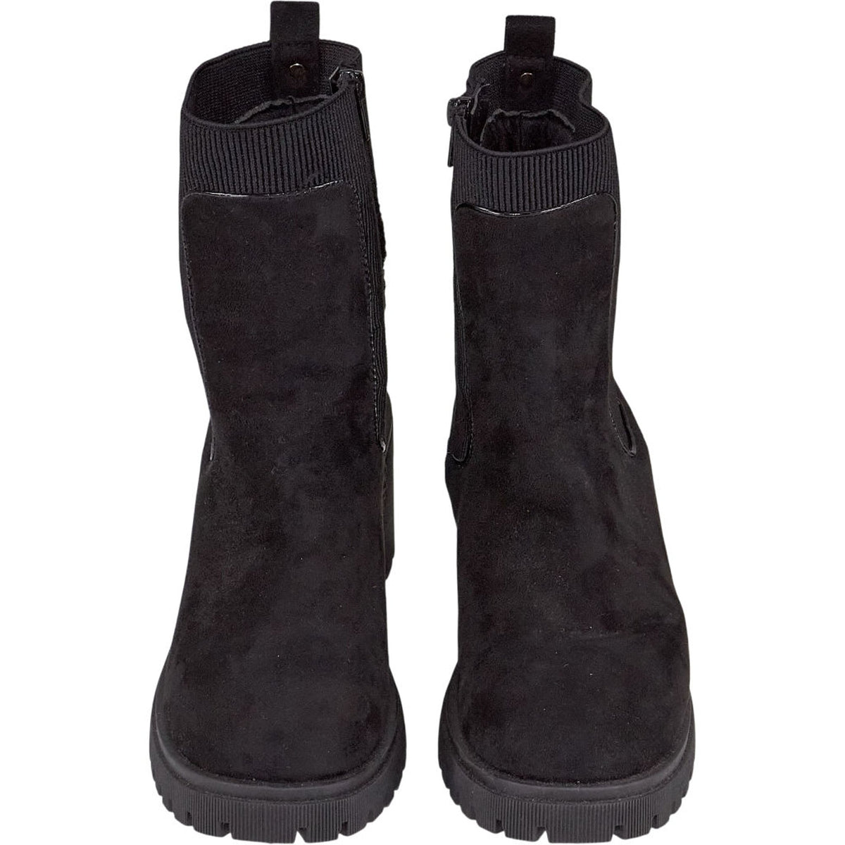 River Island Black Suede Ankle Boots