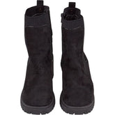 River Island Black Suede Ankle Boots