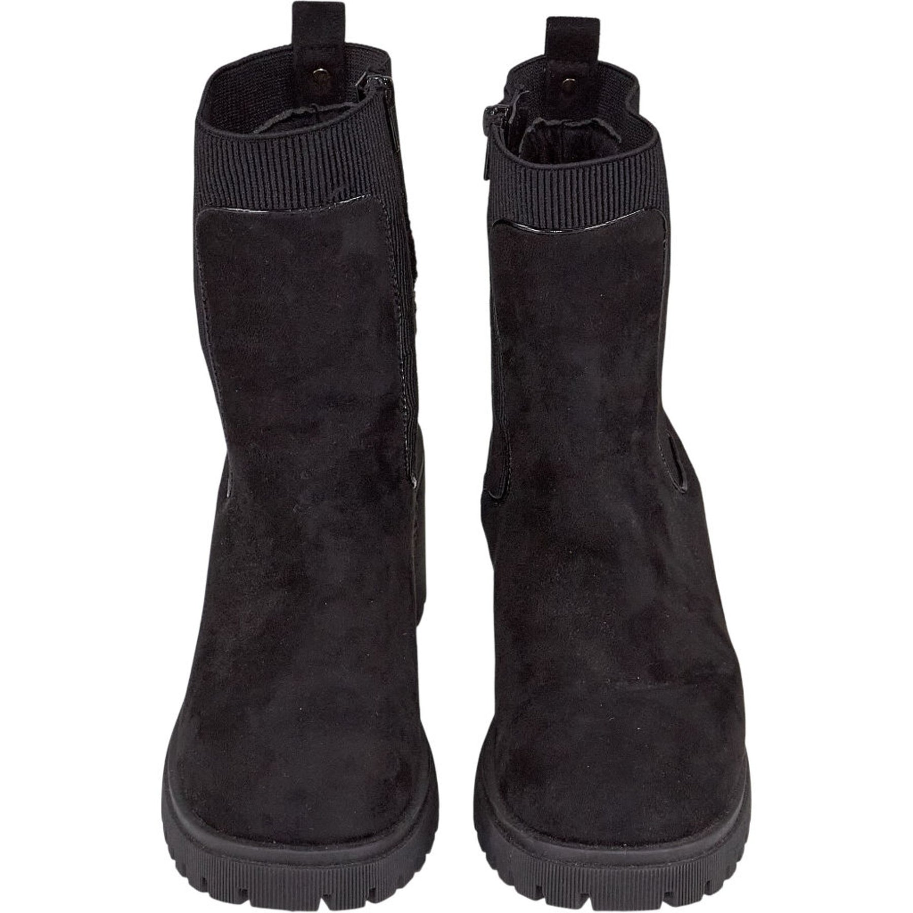 River Island Black Suede Ankle Boots