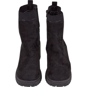 River Island Black Suede Ankle Boots