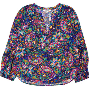NRBY Multicoloured Paisley Silk Blouse