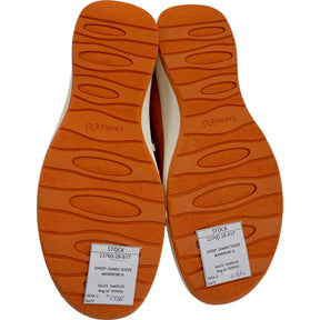 Caprice Orange Sheep Jumbo Suede Comfort Trainers