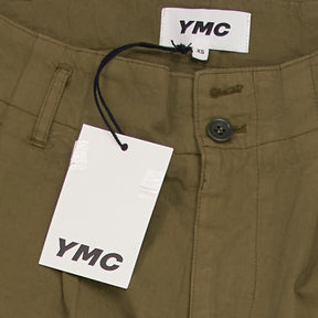 YMC Olive Green Grease Trousers XS