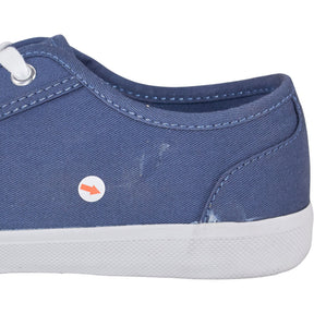 Hush Navy Henley Canvas Trainers