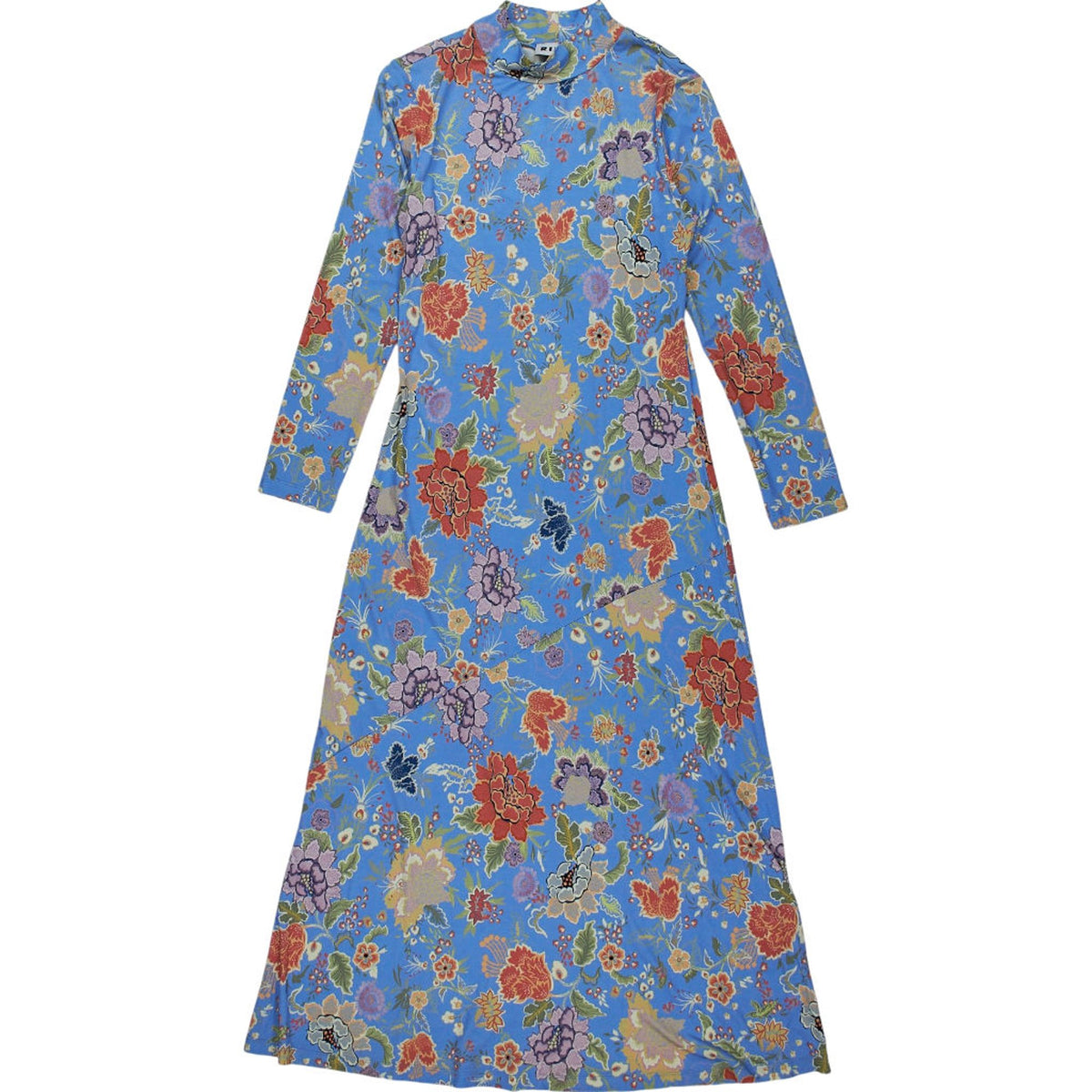 Rixo Blue Floral Elisa Dress