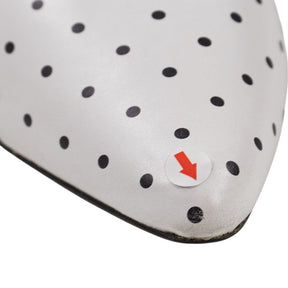 Mother of Pearl Polka Dot Knee-High Boots EU 40