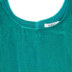 NRBY Green Silk Blend Tank Top