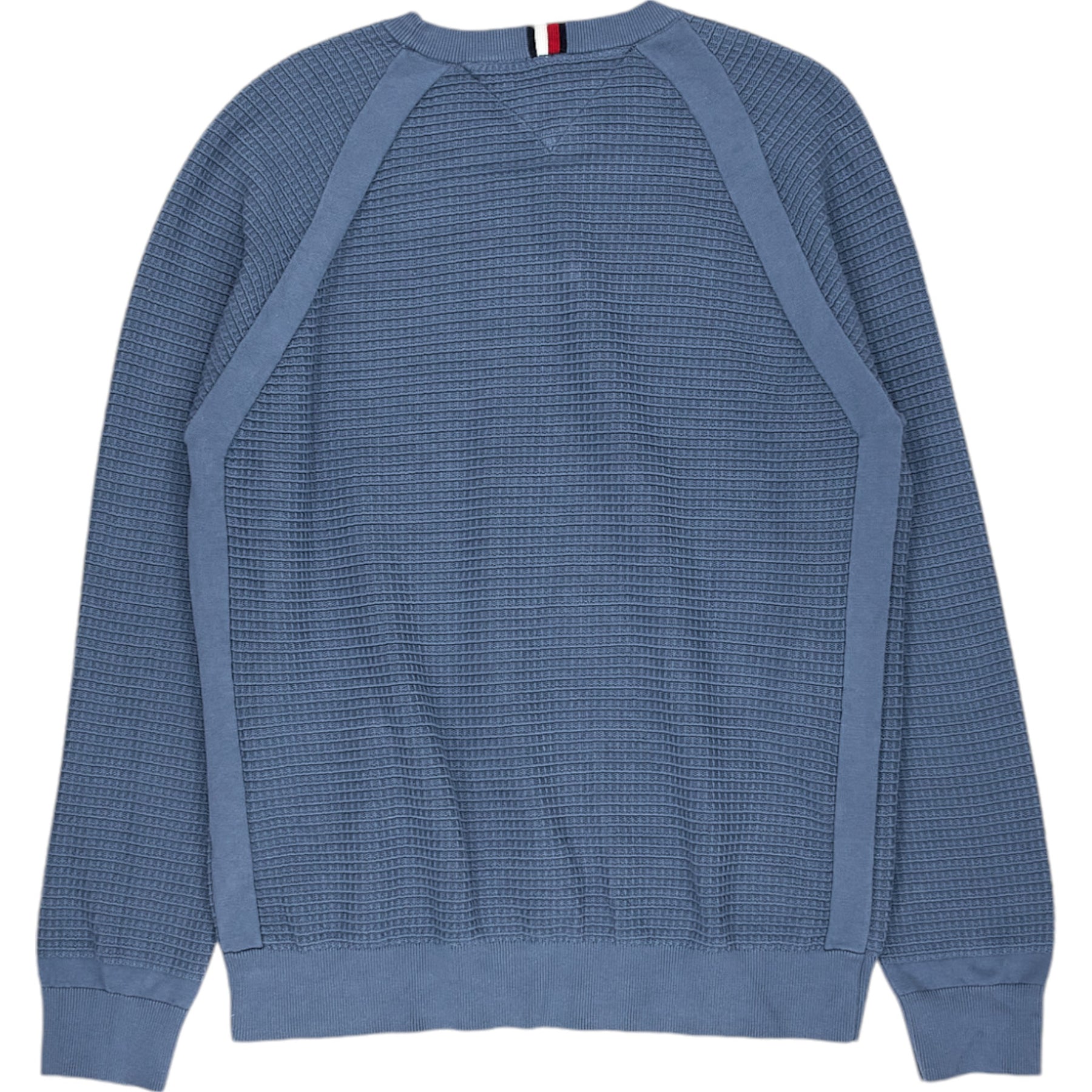 Tommy Hilfiger Blue Waffle Knit Jumper