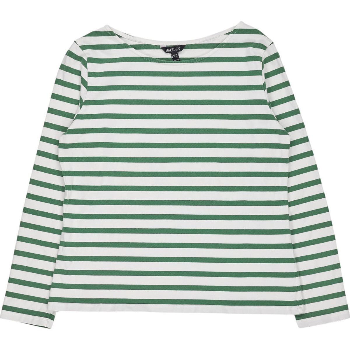 Baukjen Green White Striped Top
