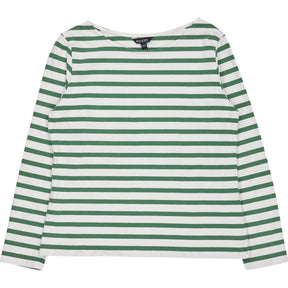 Baukjen Green White Striped Top