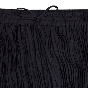 Hush Black Rose Crinkle Pleat Skirt