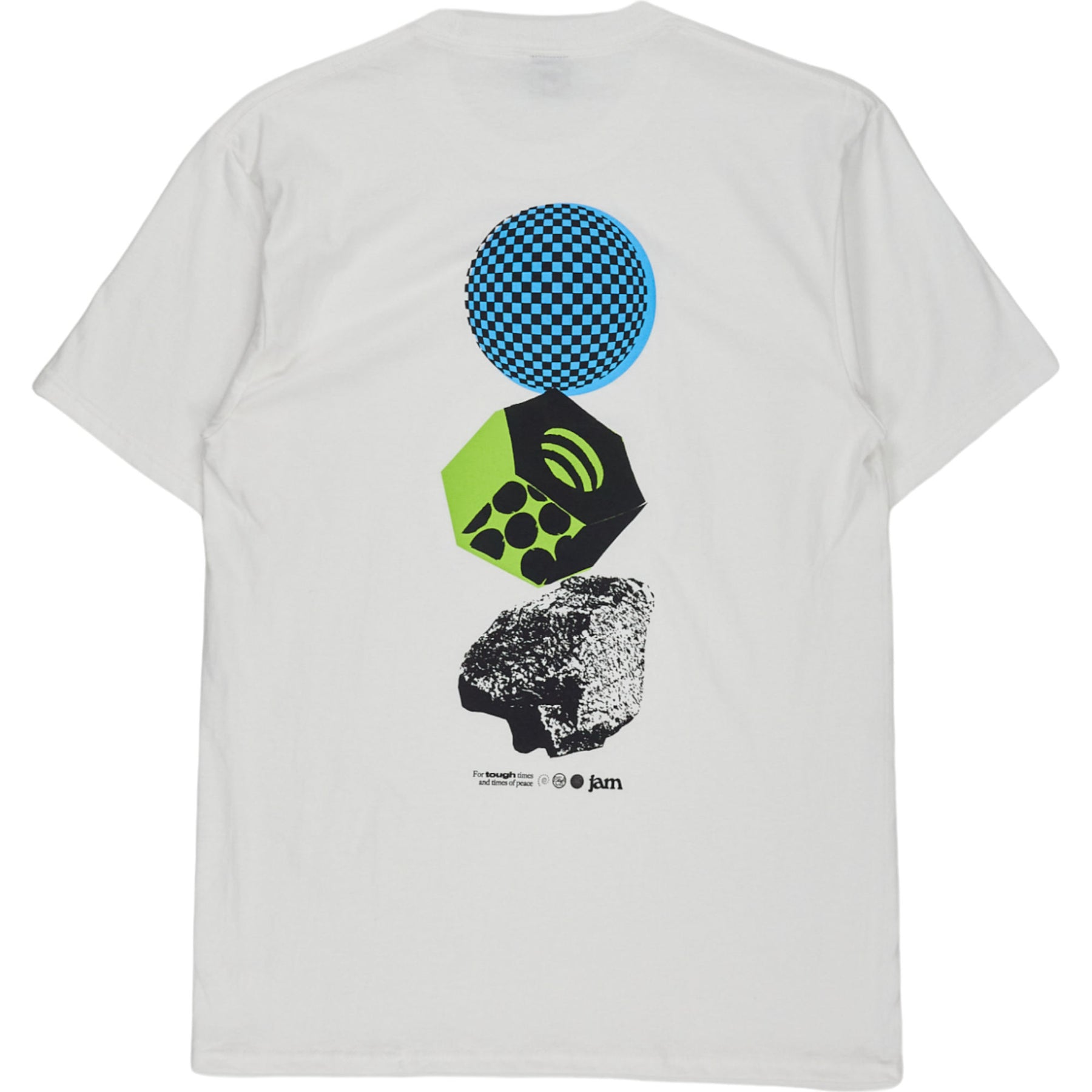 Jam White Peace Symbol T-Shirt