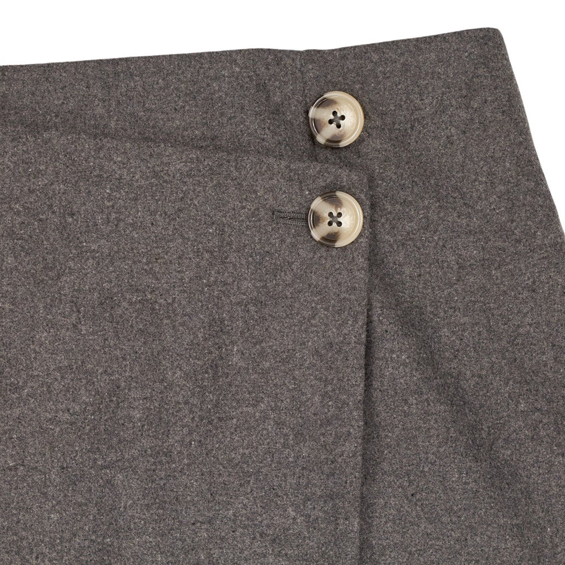 Aligne Grey Kier Wool Blend Skirt