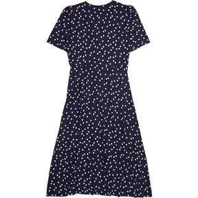 Baukjen Navy Polka Dot Dress