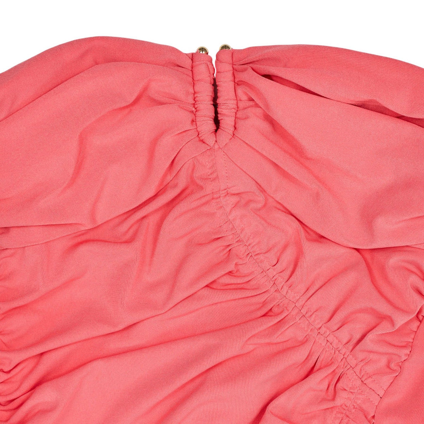 Self-Portrait Pink Jersey Ruched Mini Dress