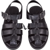 Pull&Bear Black Buckle Sandals