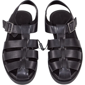 Pull&Bear Black Buckle Sandals