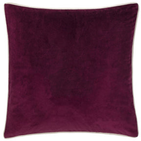 Pineberry Forest Embroidered Squirrel Velvet Cushion Cover