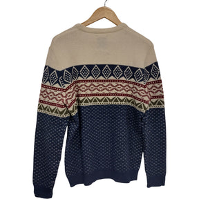 Melka Cream Multicolour Lambswool Sweater