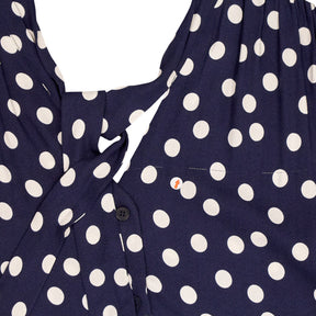 Baukjen Navy Polka Dot Amalie Blouse