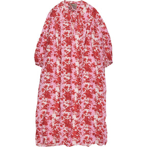 By Walid Pink Red Floral Dress