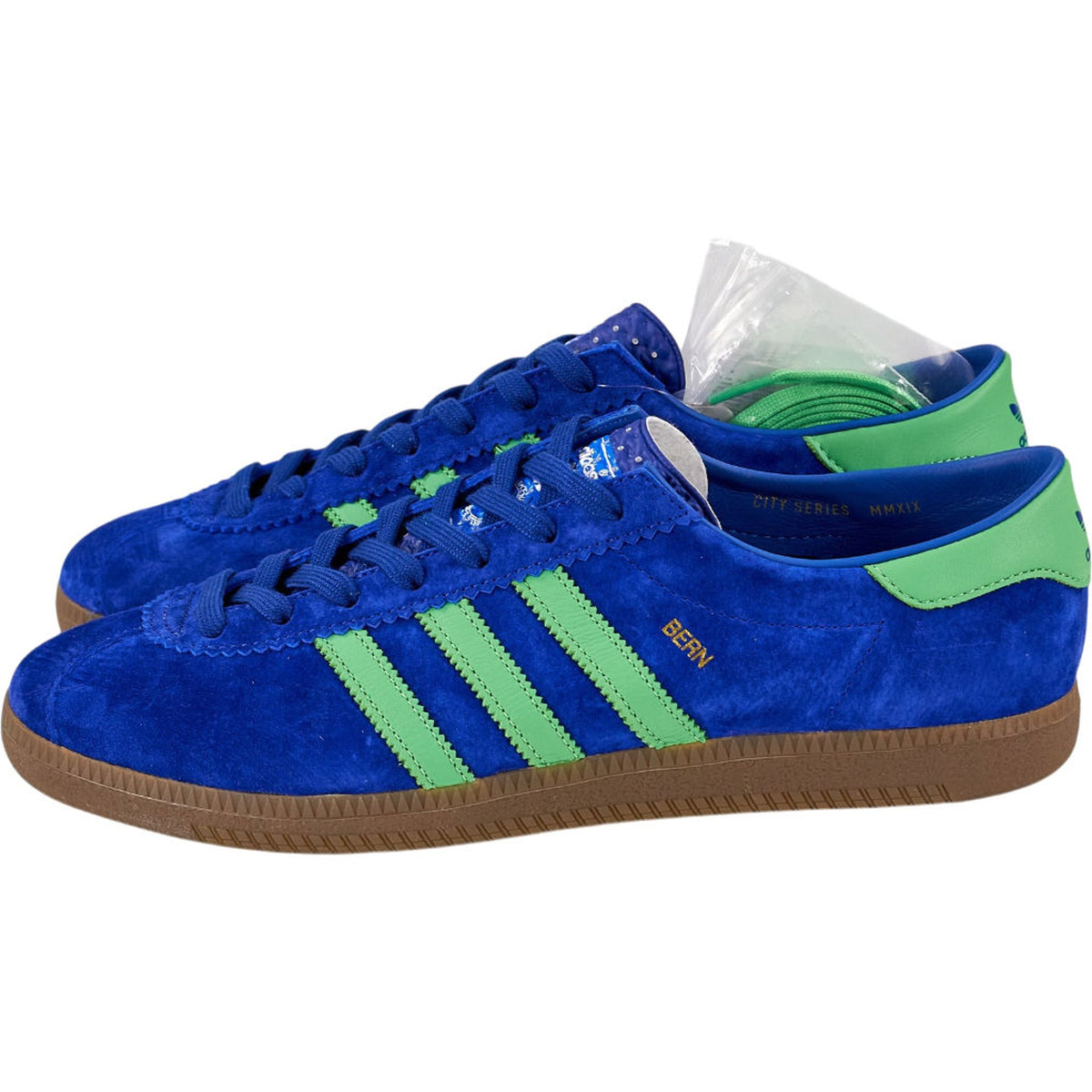 Adidas Blue Green Bern Trainers