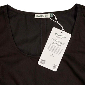 Baukjen Black Leah Organic Denim Mini Dress
