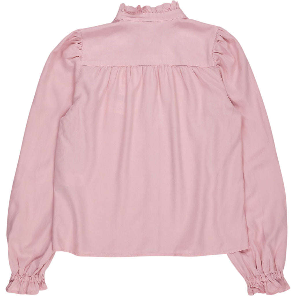 Baukjen Pink Tara Frill Neck Blouse
