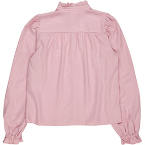 Baukjen Pink Tara Frill Neck Blouse