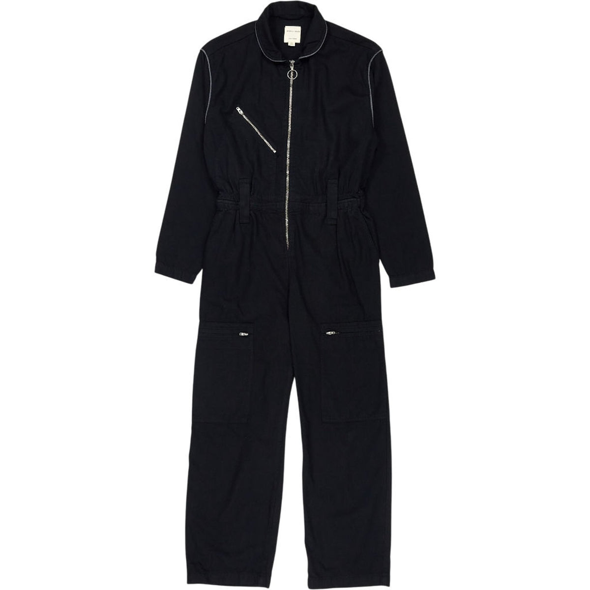 seventy + mochi Black Zip Jumpsuit