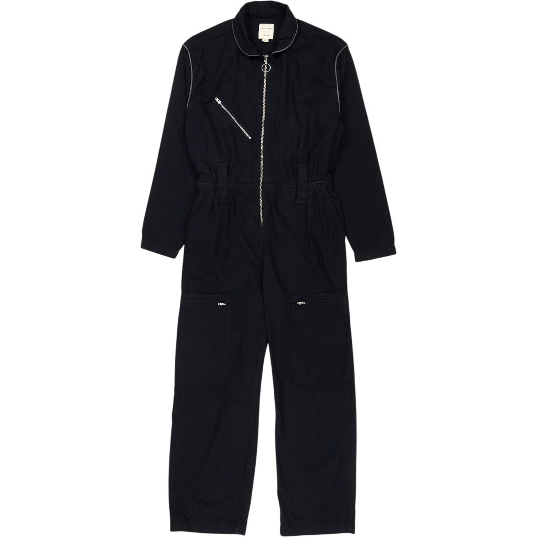 seventy + mochi Black Zip Jumpsuit