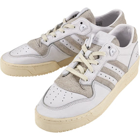 Adidas White & Off White Rivalry Low Trainers