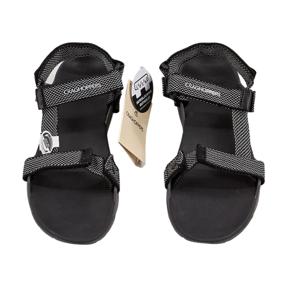 Craghoppers Black Blue Navy Locke Sandal