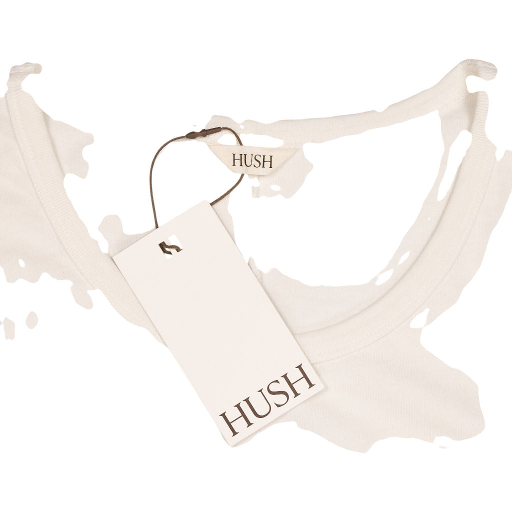 Hush White Carla Relaxed Tank Top