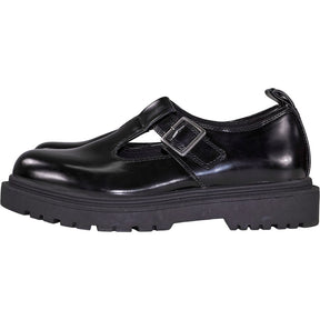 Pull & Bear Black Chunky Buckle Shoes