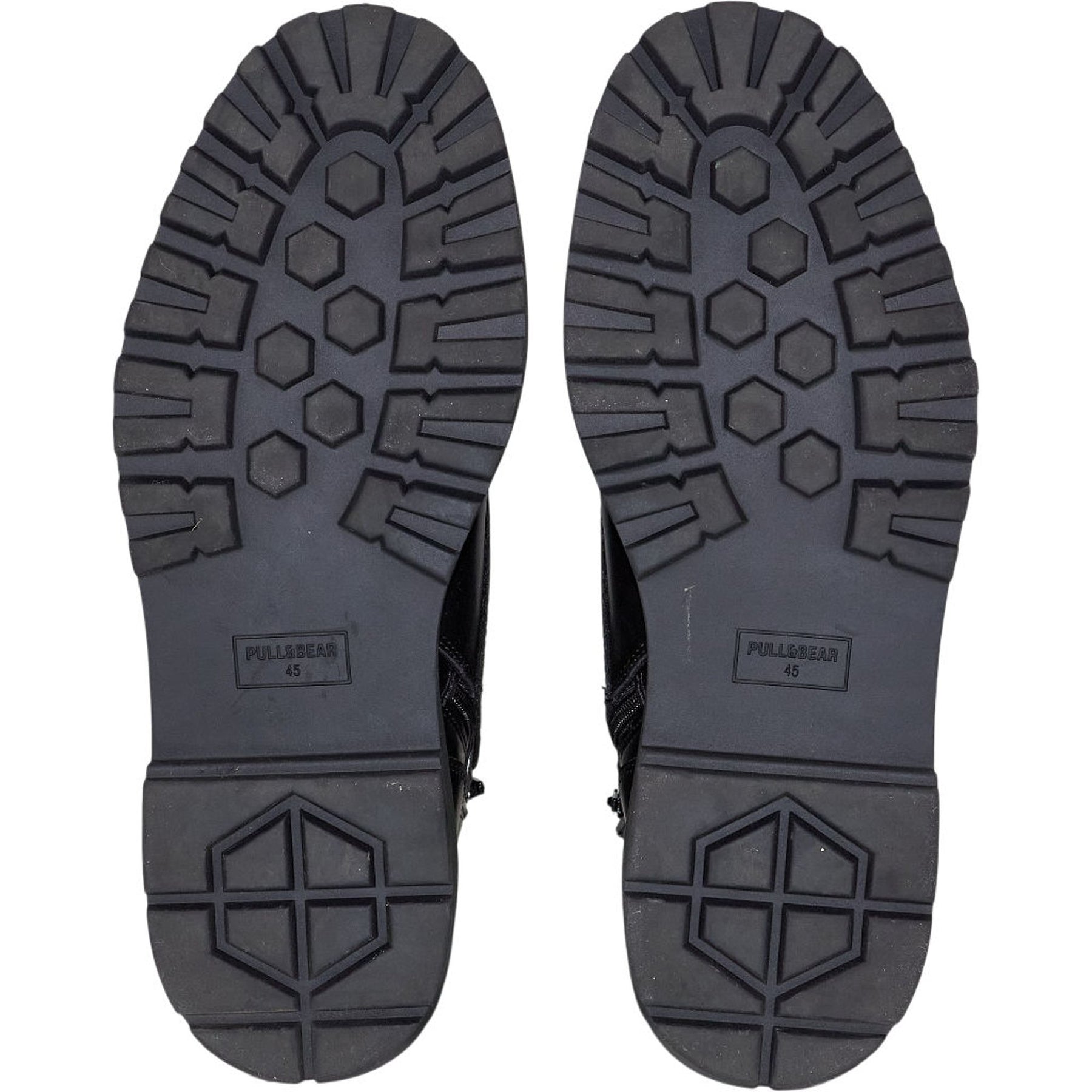 Pull&Bear Black Leather Boots