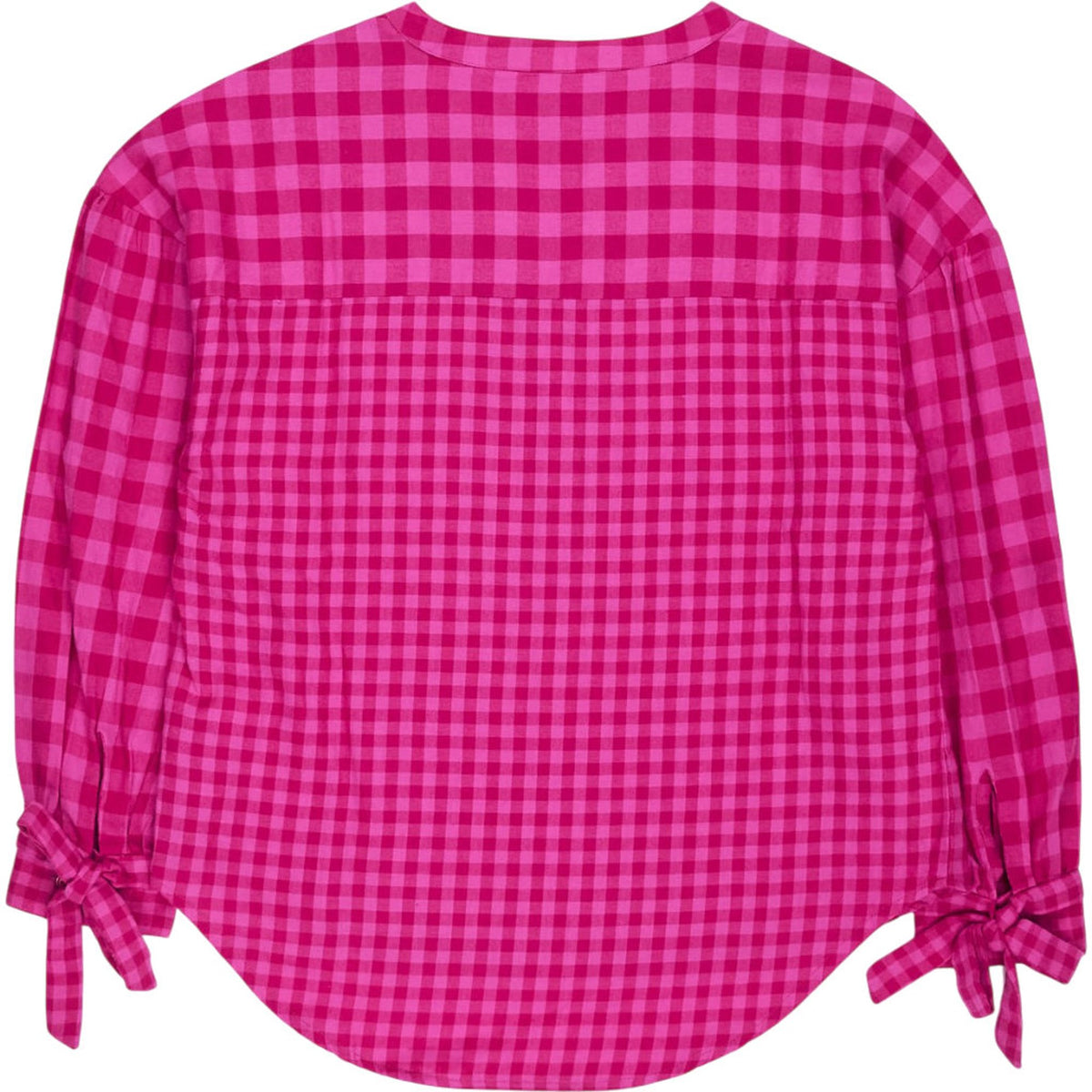 NRBY Pink Check Blouse