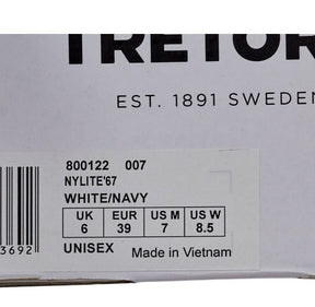 Tretorn White Navy Nylite '67 Sneakers
